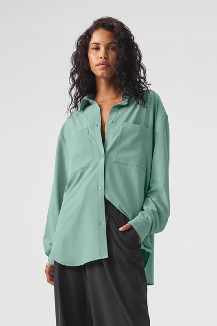 DREAMSCAPE BUTTON DOWN LONG SLEEVE